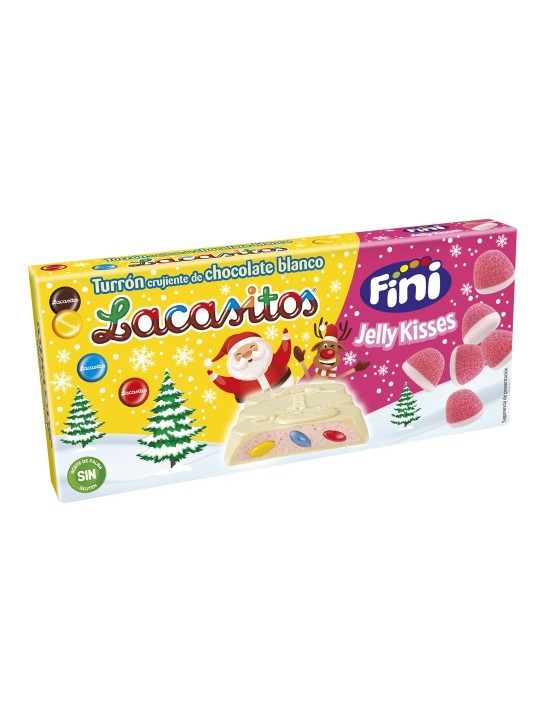 LACASITO TURRON BLANCO KISSES 215G