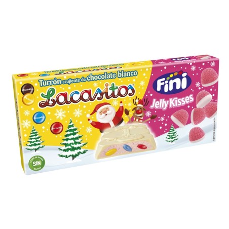 LACASITO TURRON BLANCO KISSES 215G