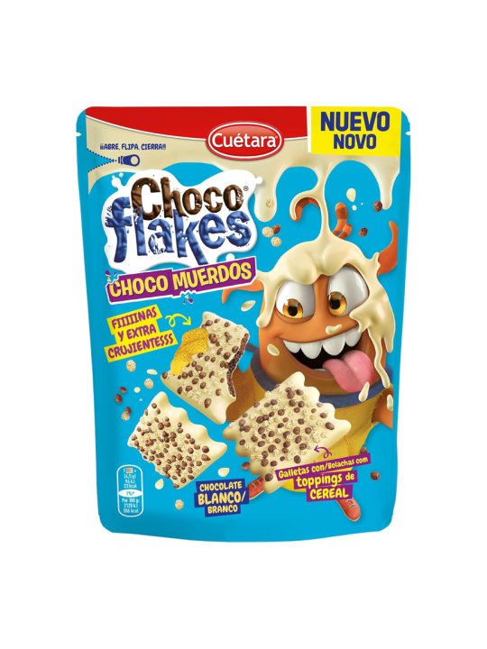 CHOCOFLAKES BAÑADO BLANCO 80GR