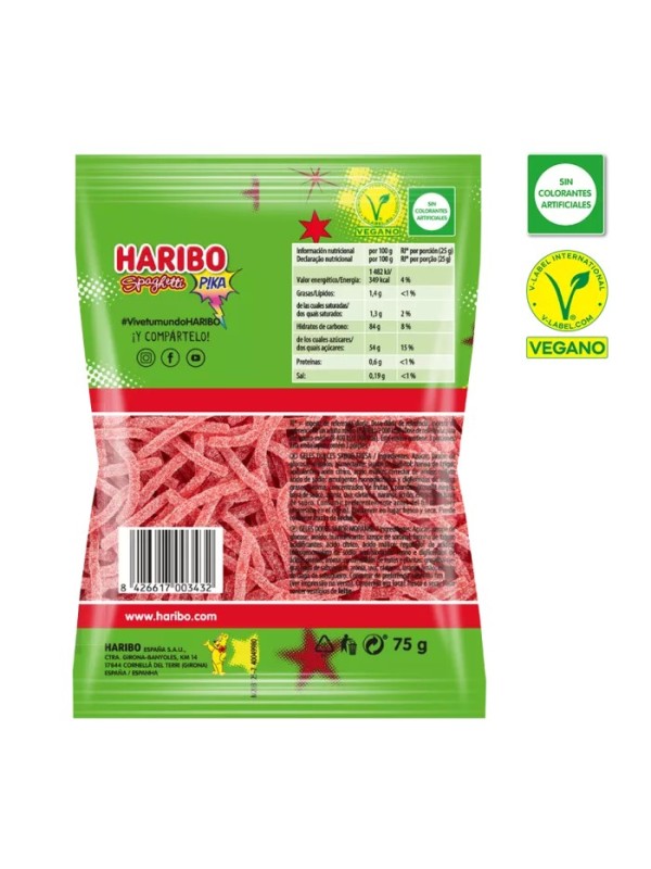 SPAGHETTI FRESA PIKA HARIBO 75G 