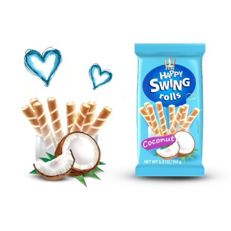 HAPPY SWING ROLLS COCO 150G