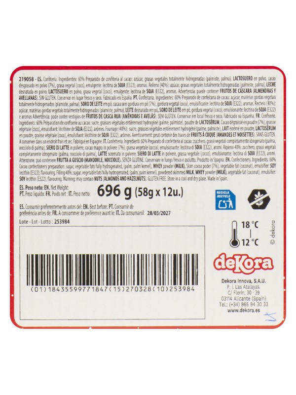 SURTIDO NAVIDEÑO PAPA NOEL Y RENO 58GR