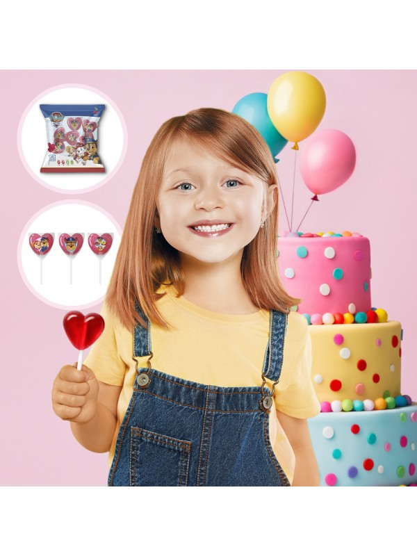 PIRULETA CARAMELO CORAZON PAW PATROL 97,3GR