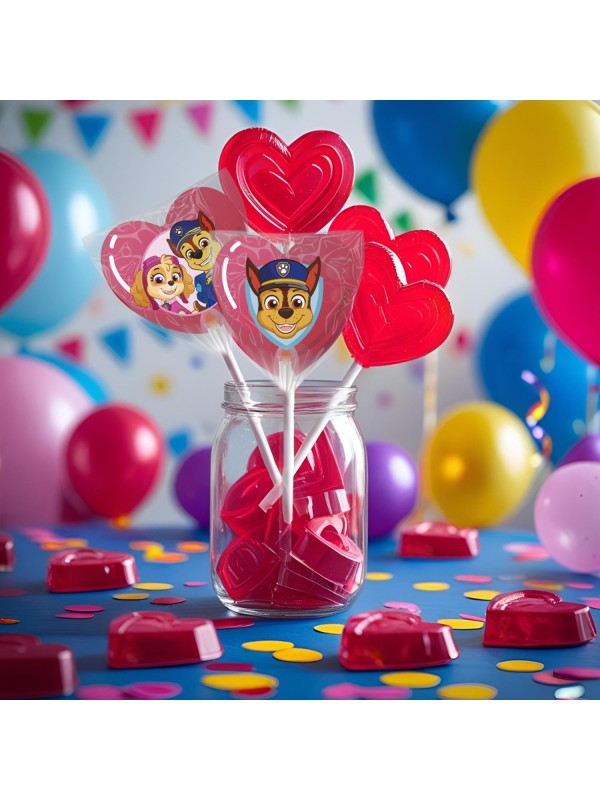 PIRULETA CARAMELO CORAZON PAW PATROL 97,3GR