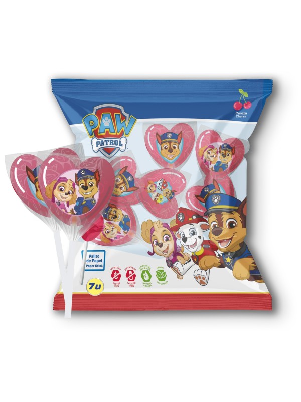 PIRULETA CARAMELO CORAZON PAW PATROL 97,3GR