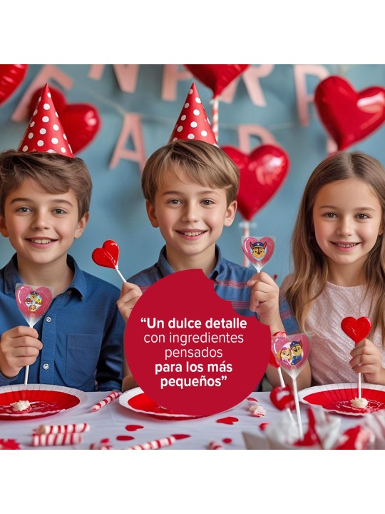 PIRULETA CARAMELO CORAZON PAW PATROL 97,3GR