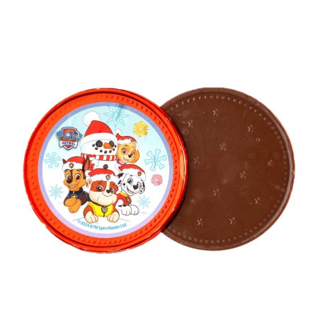 MONEDAS CHOCOLATE NAVIDEÑAS PAW PATROL 50GR