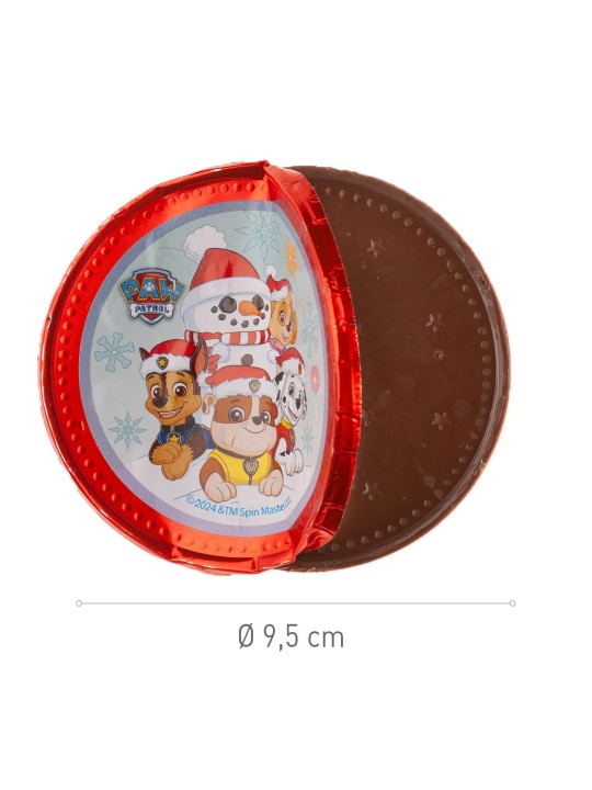 MONEDAS CHOCOLATE NAVIDEÑAS PAW PATROL 50GR
