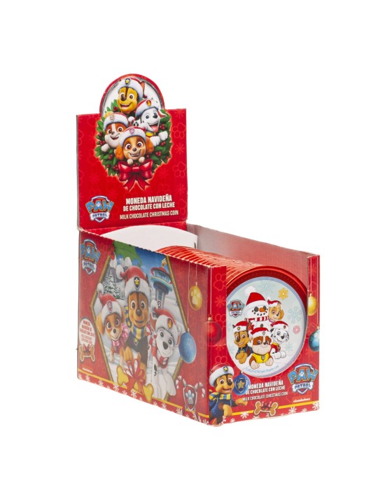 MONEDAS CHOCOLATE NAVIDEÑAS PAW PATROL 50GR