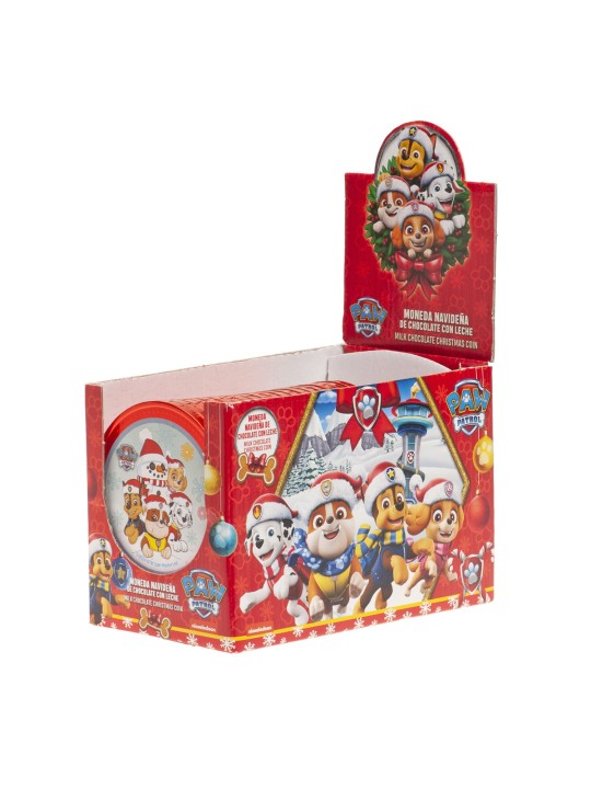 MONEDAS CHOCOLATE NAVIDEÑAS PAW PATROL 50GR
