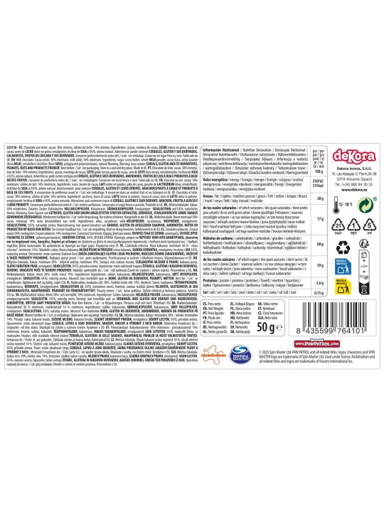 CALENDARIO ADVIENTO PATRULLA CANINA 50GR